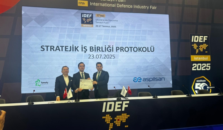 Tumurly ve ASPİLSAN Enerji, IDEF 2025’te stratejik iş birliği anlaşmasını imzaladı 6 tumurly1