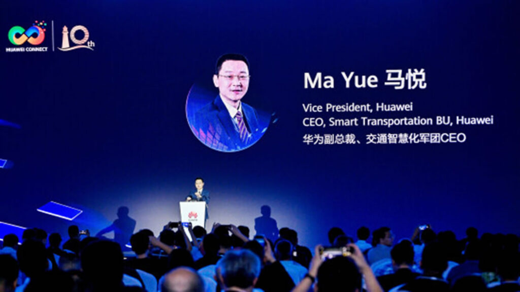 Huawei, Tüm Zekayı Açığa Çıkaran SMART Lojistik ve Depolama Çözümünü Tanıttı 1 Huawei Başkan Yardımcısı ve Akıllı Ulaşım İş Birimi CEO’su Ma Yue