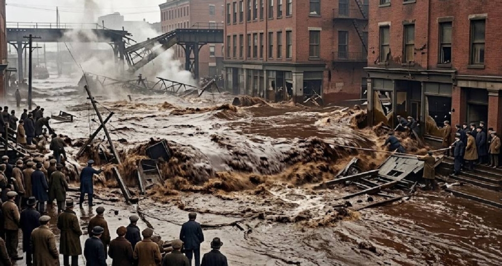 Boston'da 1919 Yılında Patlayan Pekmez Tankı 21 Kişinin Ölümüne Yol Açmıştı